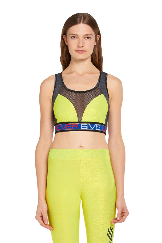 Roberto Cavalli - Women's Never Give Up Mesh Crop Top - Image 4
