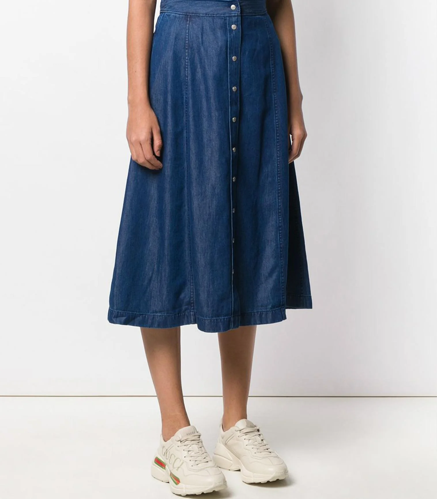 Calvin Klein Jeans - Midi Skirt Indigo Tencel - Image 3