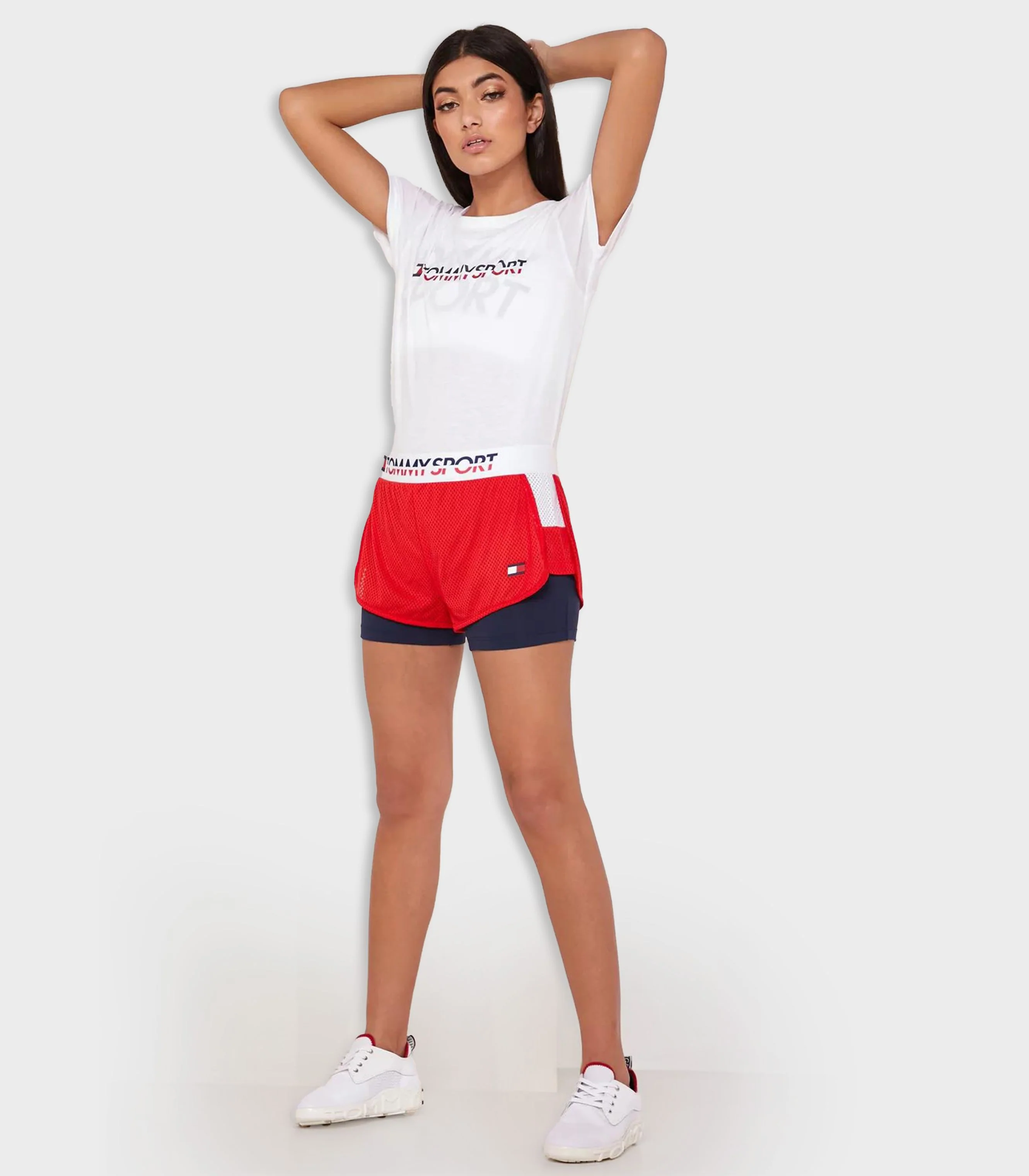 Tommy Hilfiger - Women's Mesh Short With Inner Tight - Image 3