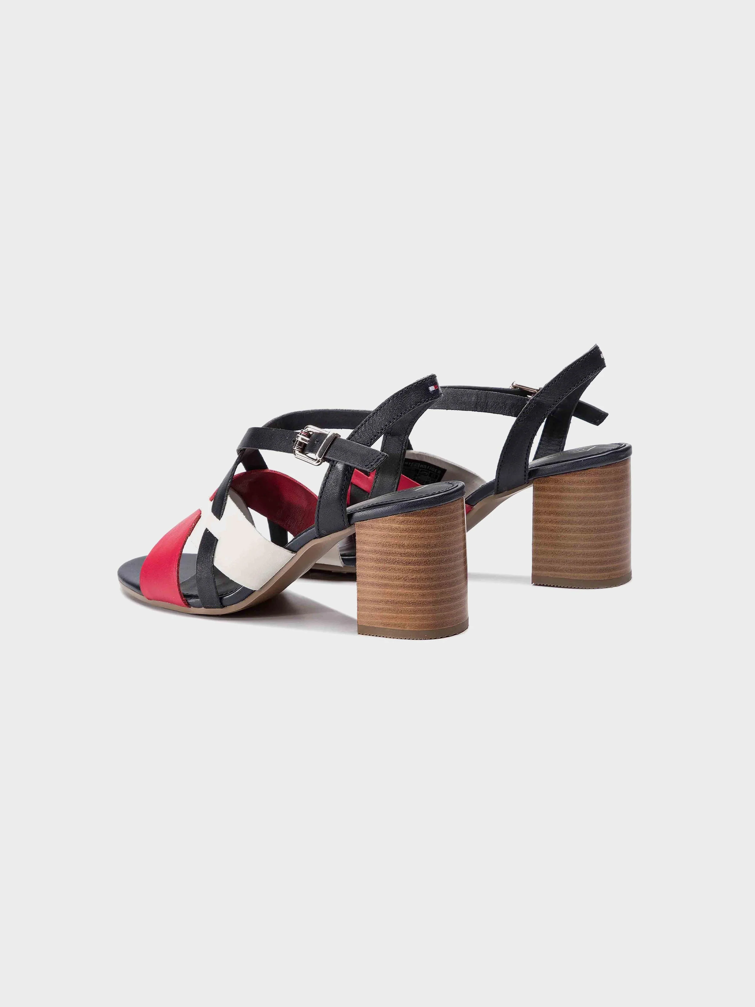 Tommy Hilfiger - Women's Interwoven Pattern Mid Heel Sandals - Image 2