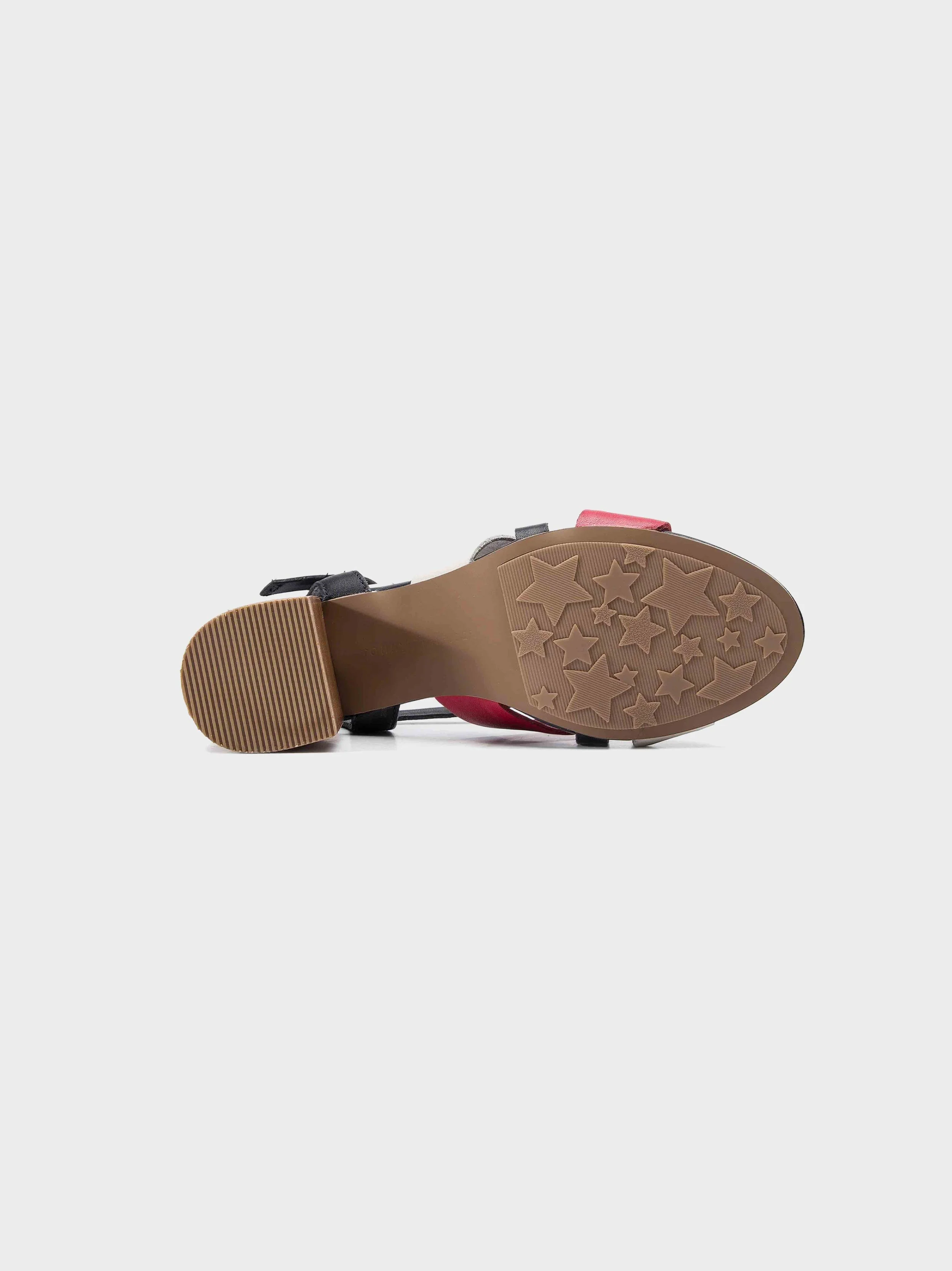 Tommy Hilfiger - Women's Interwoven Pattern Mid Heel Sandals - Image 3