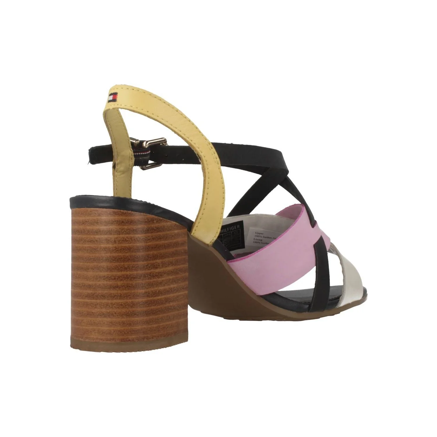 Tommy Hilfiger - Women's Interwoven Pattern Mid Heel Sandals - Image 7
