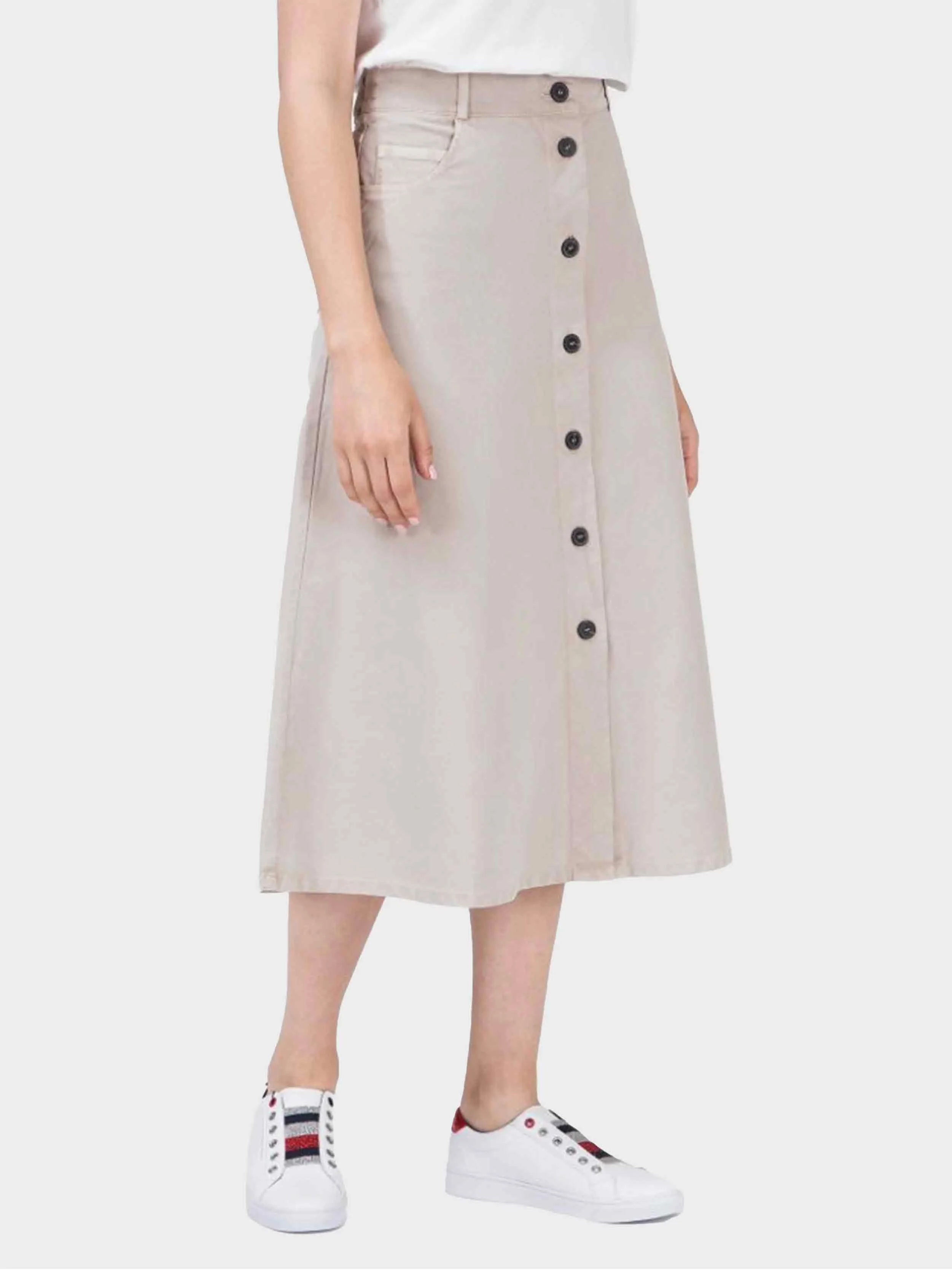 Tommy Hilfiger - Women's Buttoned Front Midi Skirt - Image 3