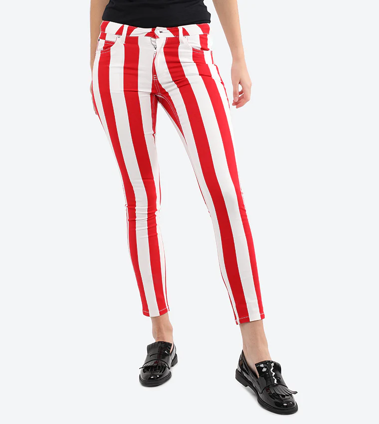 Calvin Klein Jeans - Mid Rise Skinny Stripe Pants - Image 3