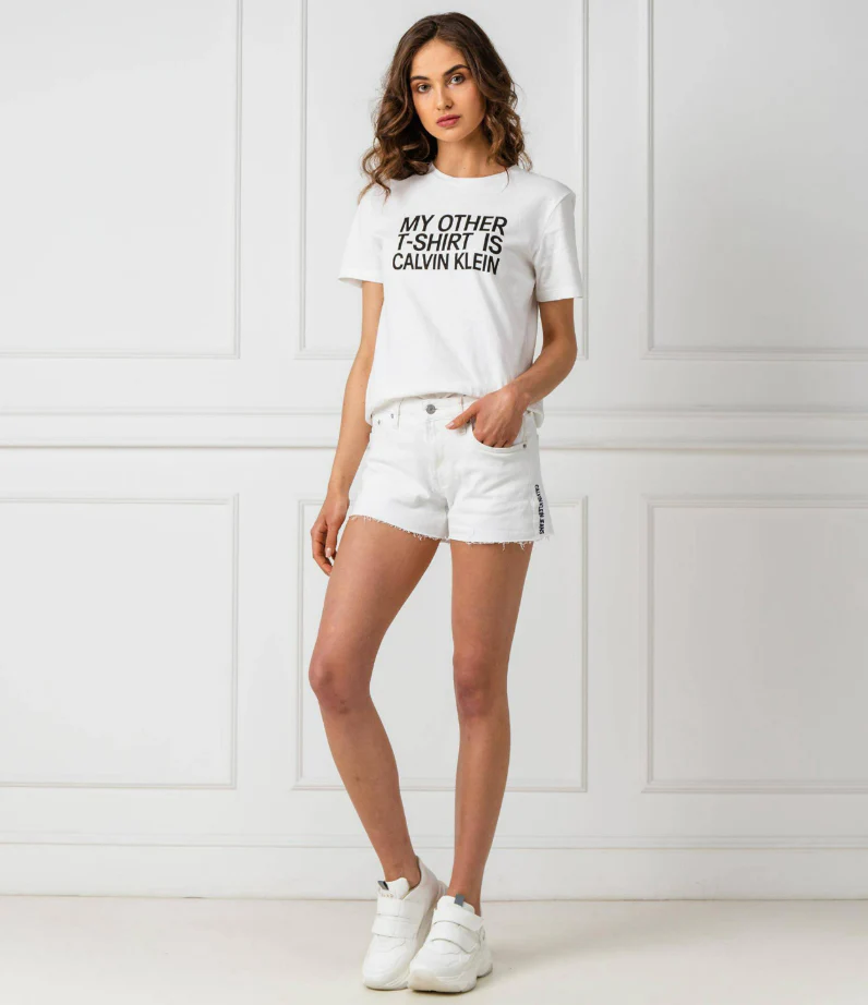 Calvin Klein Jeans - Women's Slim Fit Denim Shorts - Image 2