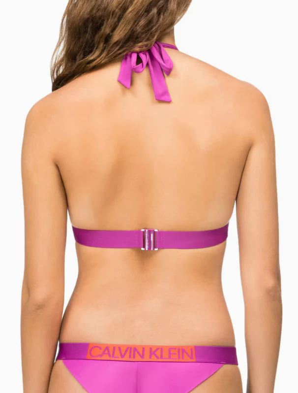 Calvin Klein - Women's Plunge Triangle Swim Top - Image 6