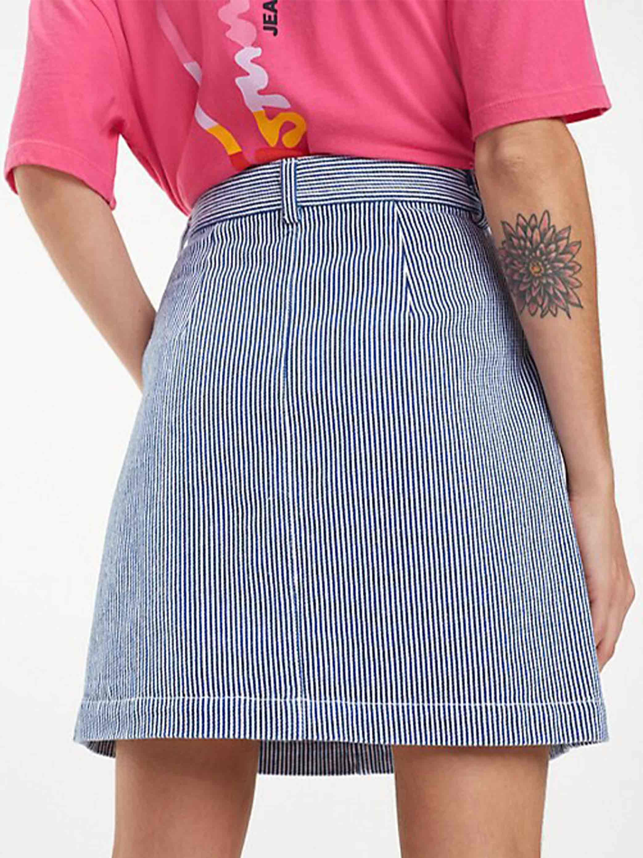 Tommy Hilfiger Jeans - Women's Striped Skirt With Pockets - Image 3