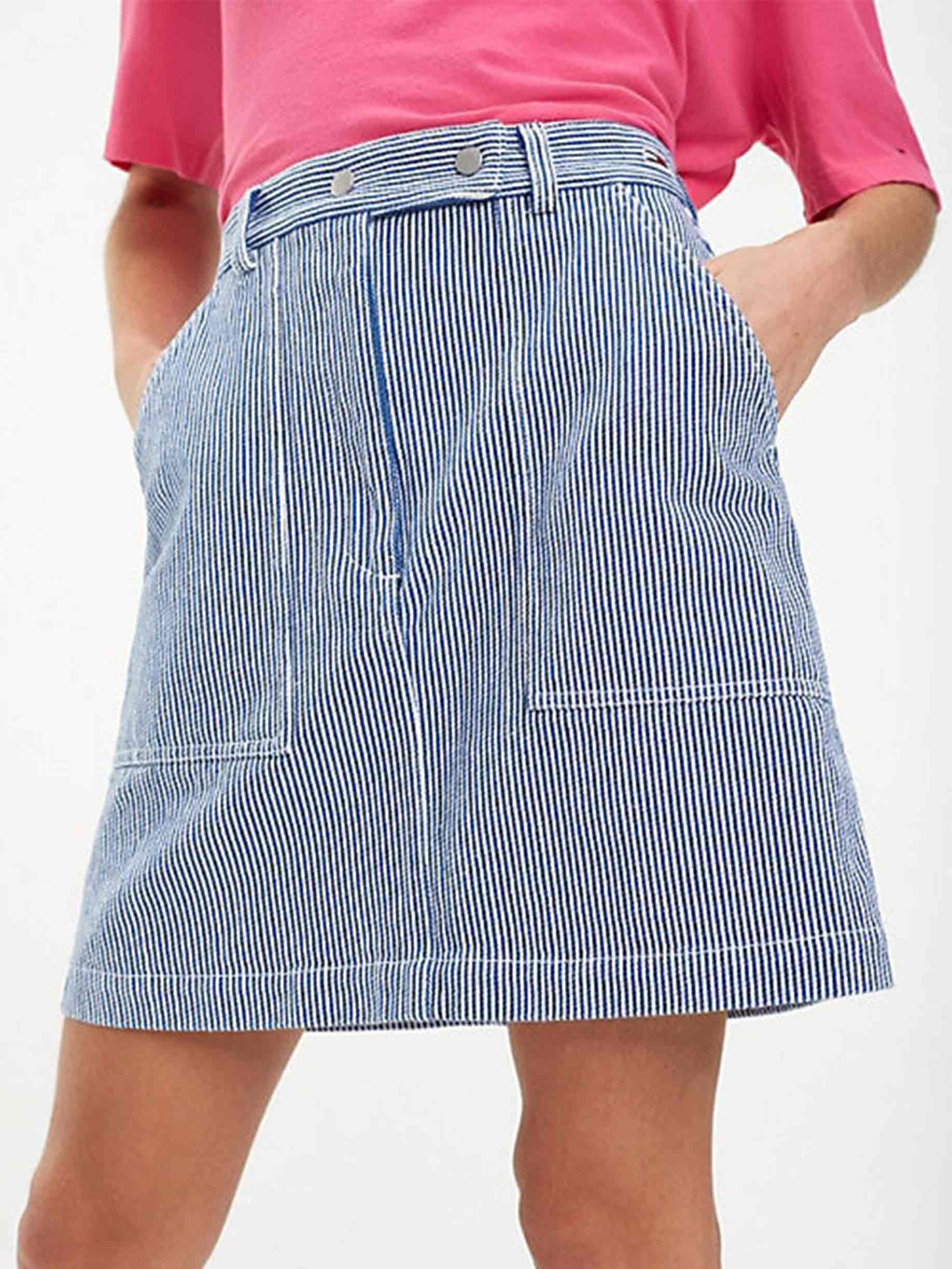 Tommy Hilfiger Jeans - Women's Striped Skirt With Pockets - Image 4