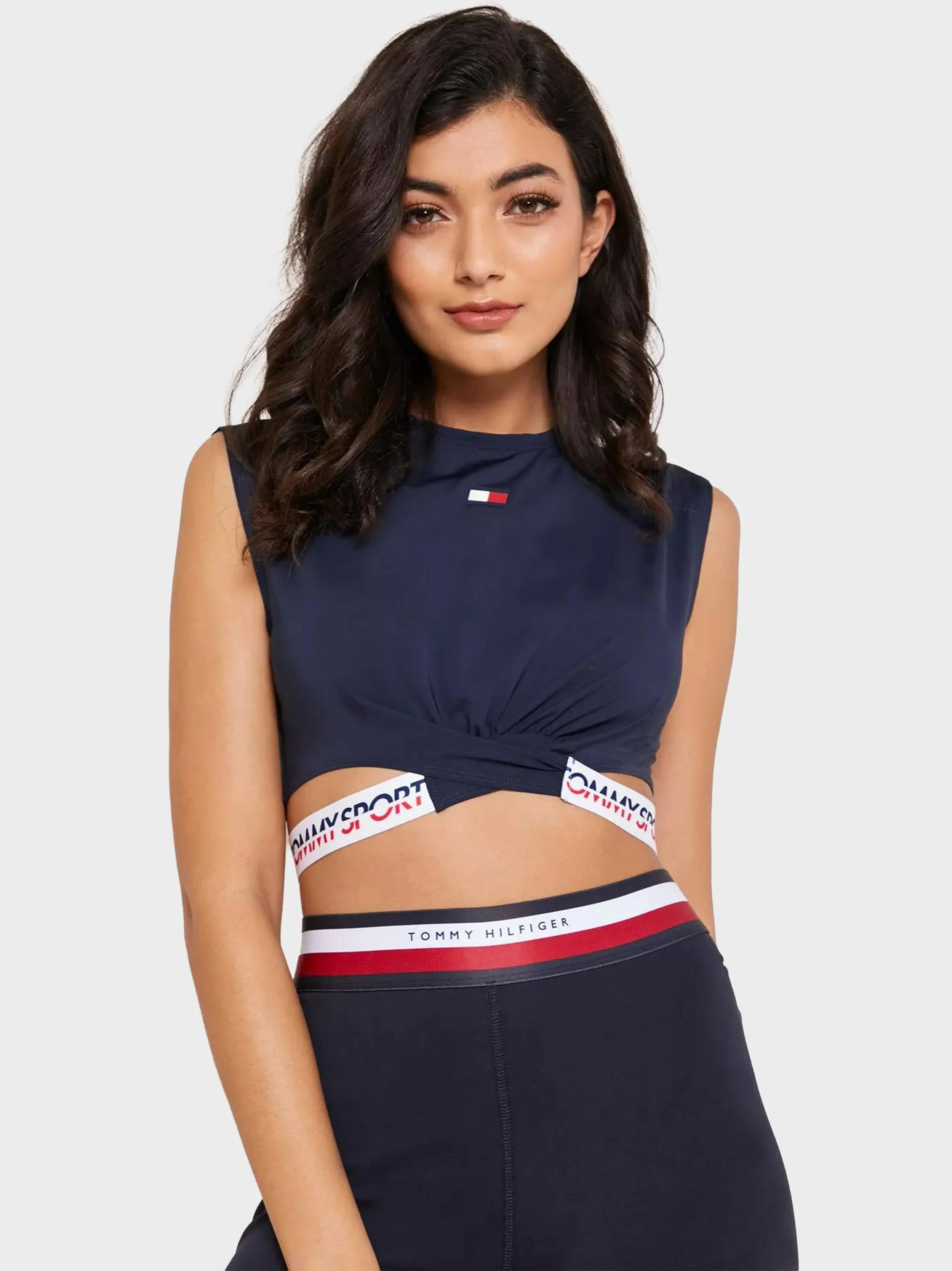 Tommy Hilfiger - Women's Crossover Waistband Top - Image 2