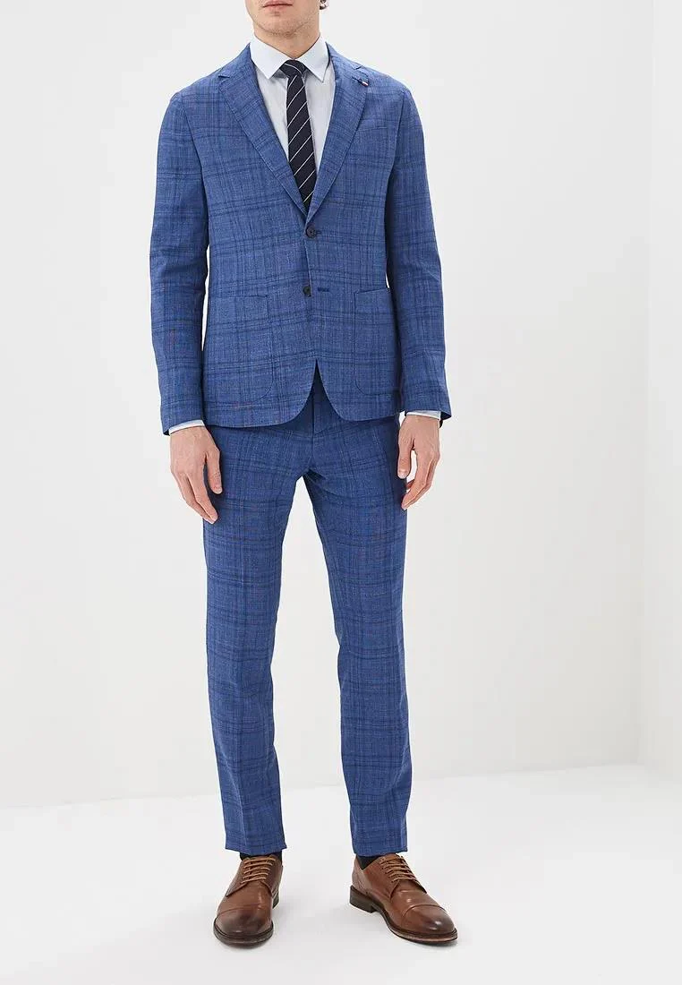 Tommy hilfiger - washable wool blend  slim suit - men - Image 5
