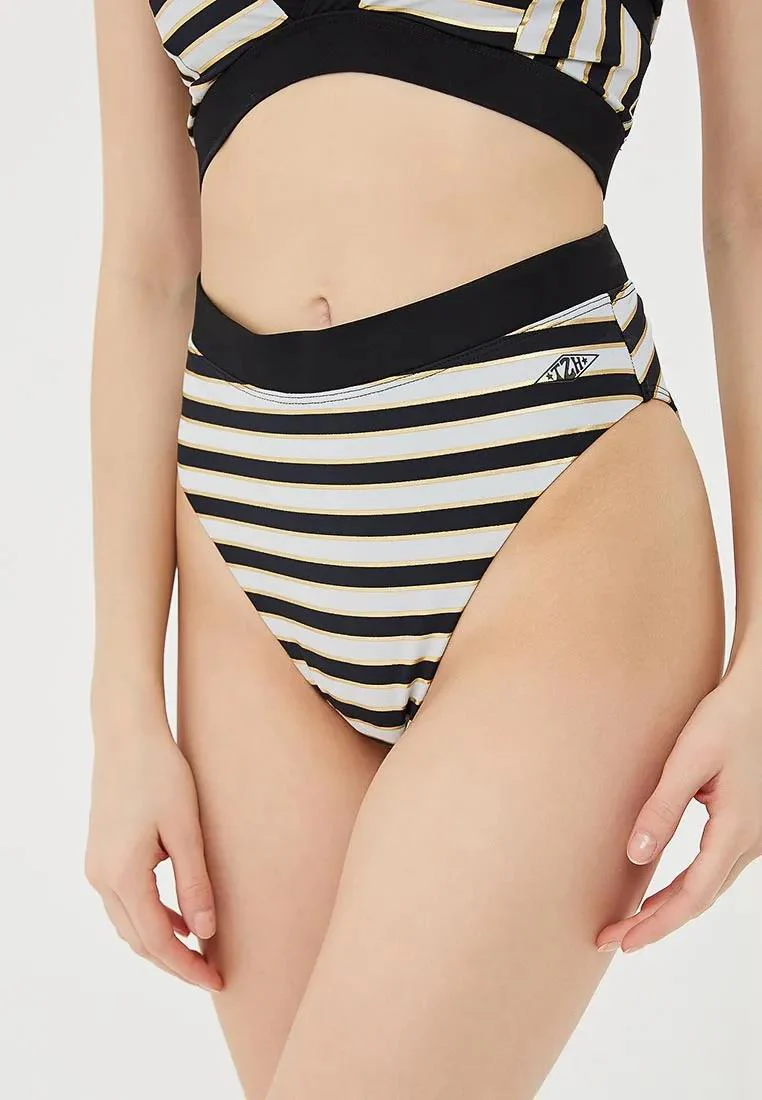 Tommy Hilfiger - Women's Zendaya Striped Bikini Bottom - Image 5