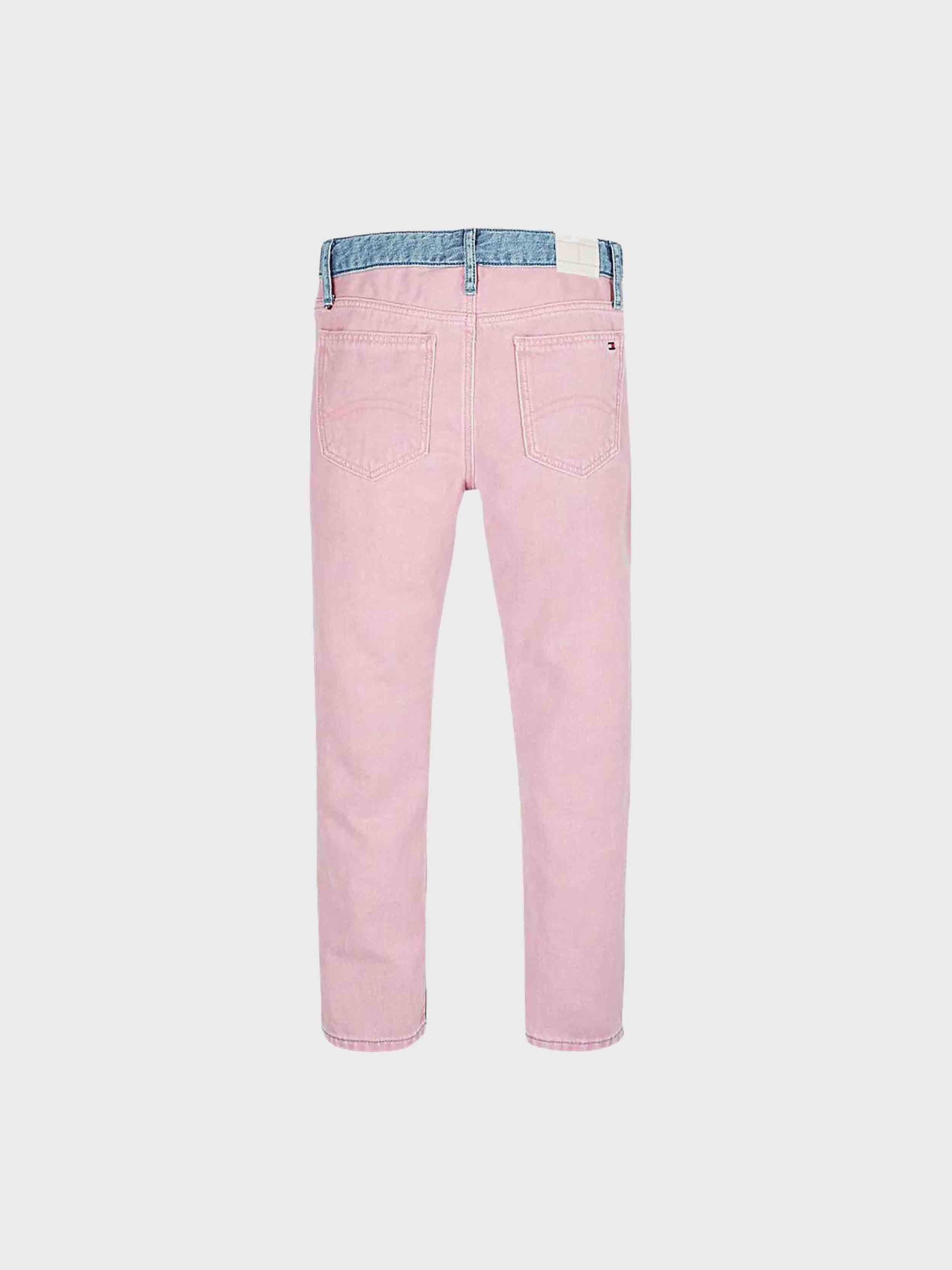 Tommy Hilfiger - Girls' Izzy High Rise Cropped Jeans - Image 3