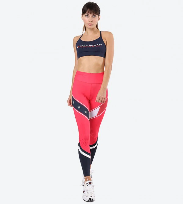 Tommy hilfiger - stars colour block tights - women - Image 6