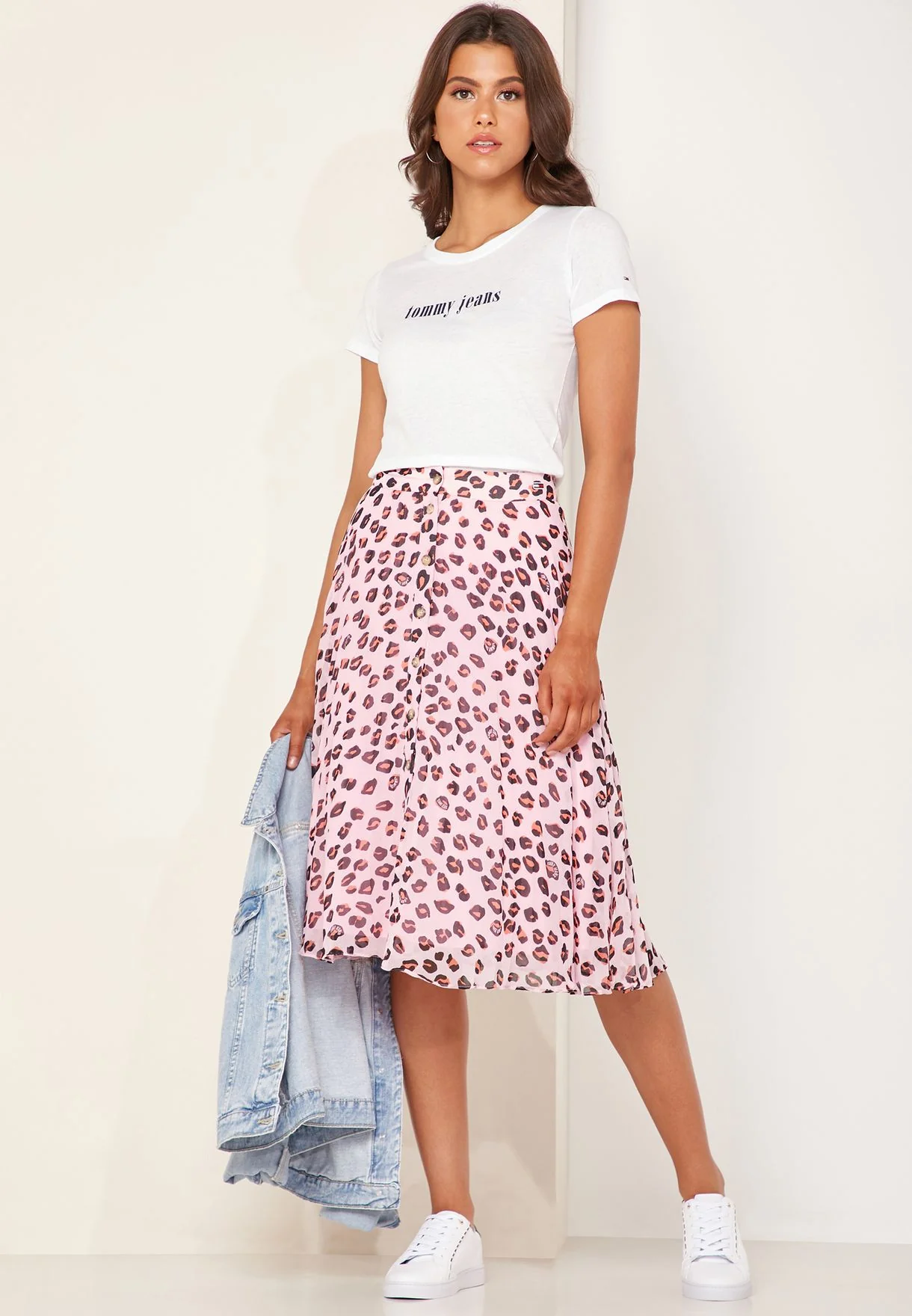 Tommy Hilfiger Jeans - Women's Leopard Print Midi Skirt - Image 3