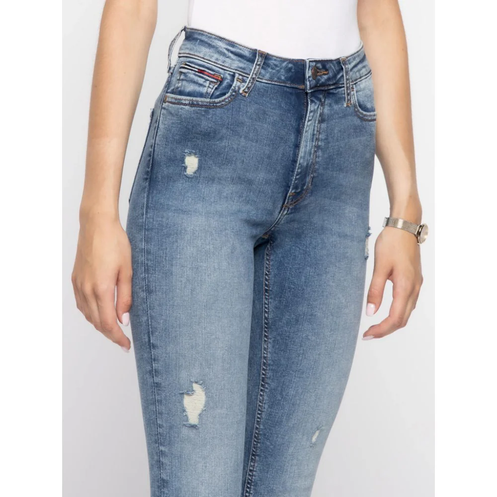 Tommy Hilfiger Jeans - high rise skinny santana jeans - women - Image 4