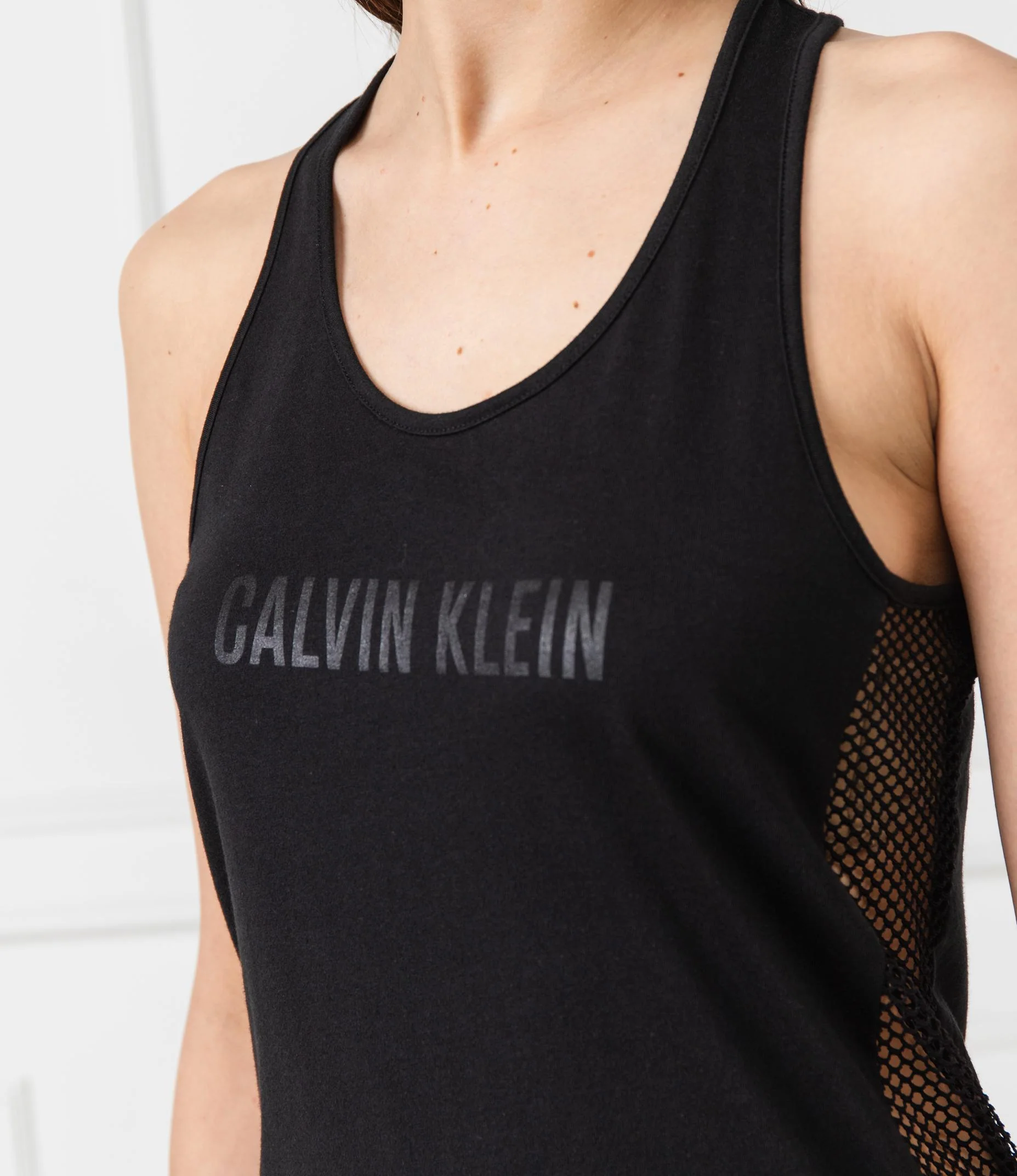 Calvin Klein - Mesh Insert Tank Dress - Image 6