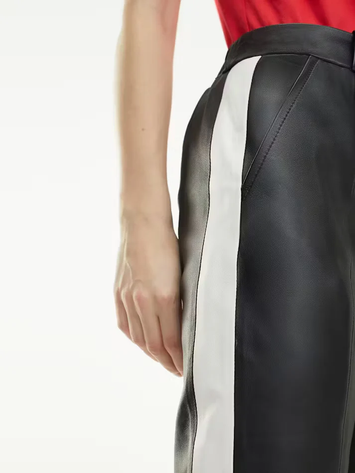 Tommy Hilfiger - Women's Leather Pull-On Trousers - Image 4