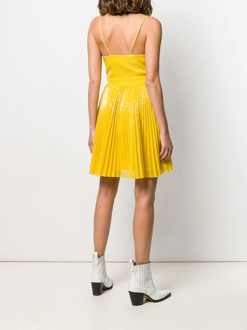 Msgm - Short Pleated Dress - Image 7
