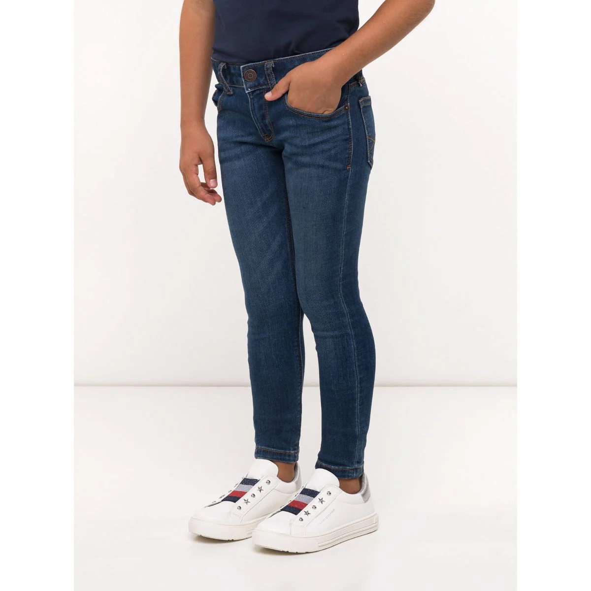 Tommy Hilfiger  - Girls -  Nora Skinny Jeans - Image 4