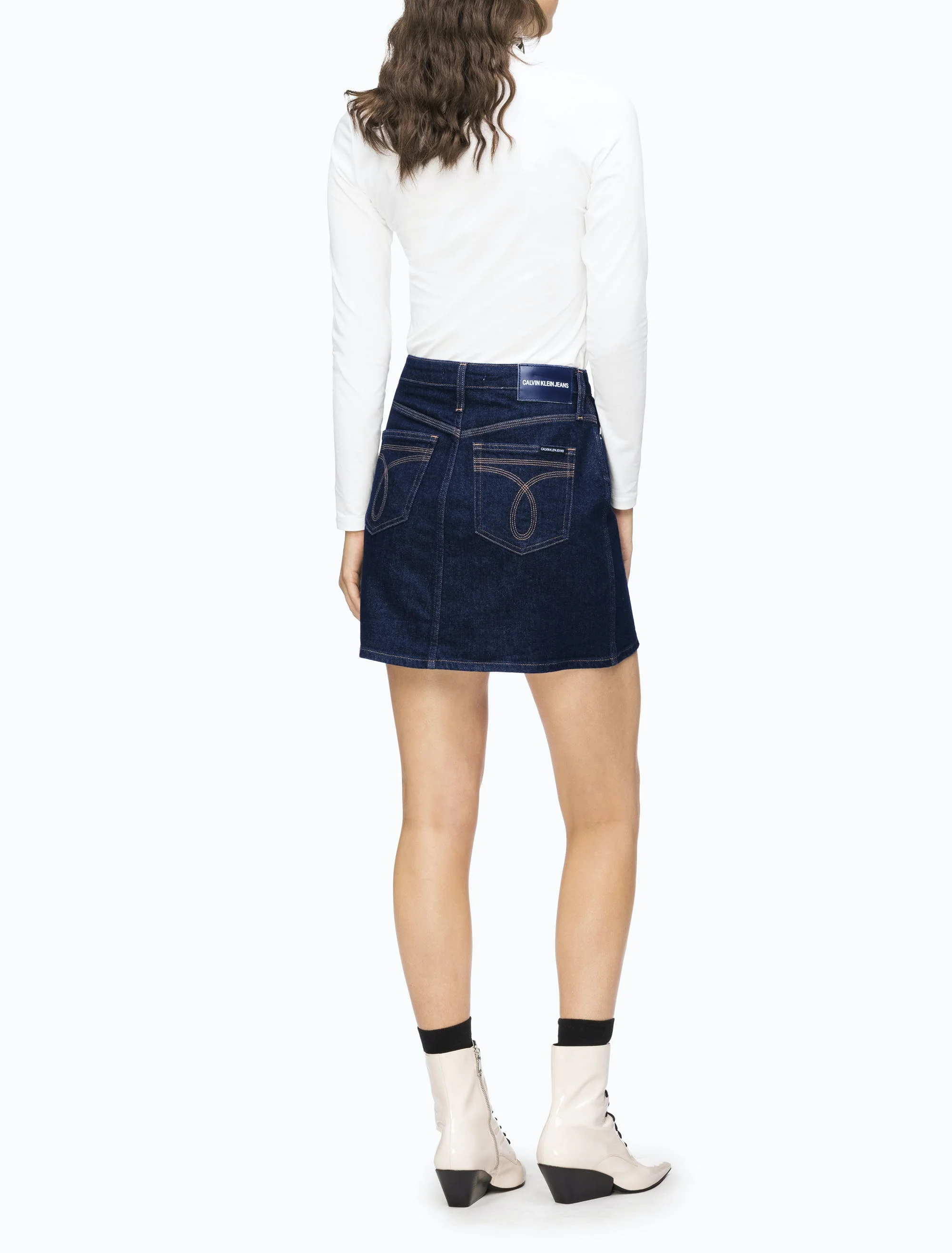 Calvin Klein Jeans - High Rise Mini Skirt - Image 3