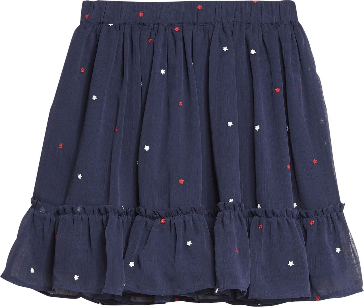 Tommy Hilfiger  - Girls -  Star Embroidered Skirt - Image 3