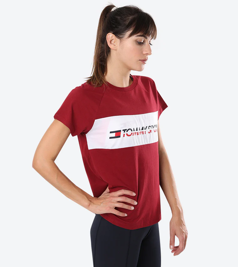 Tommy hilfiger - Women's Blocked T - Shirt Logo Regular Fit - Image 12