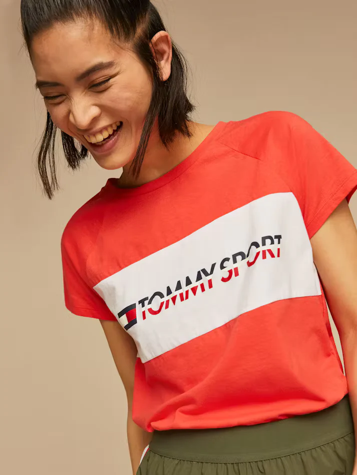 Tommy hilfiger - Women's Blocked T - Shirt Logo Regular Fit - Image 3
