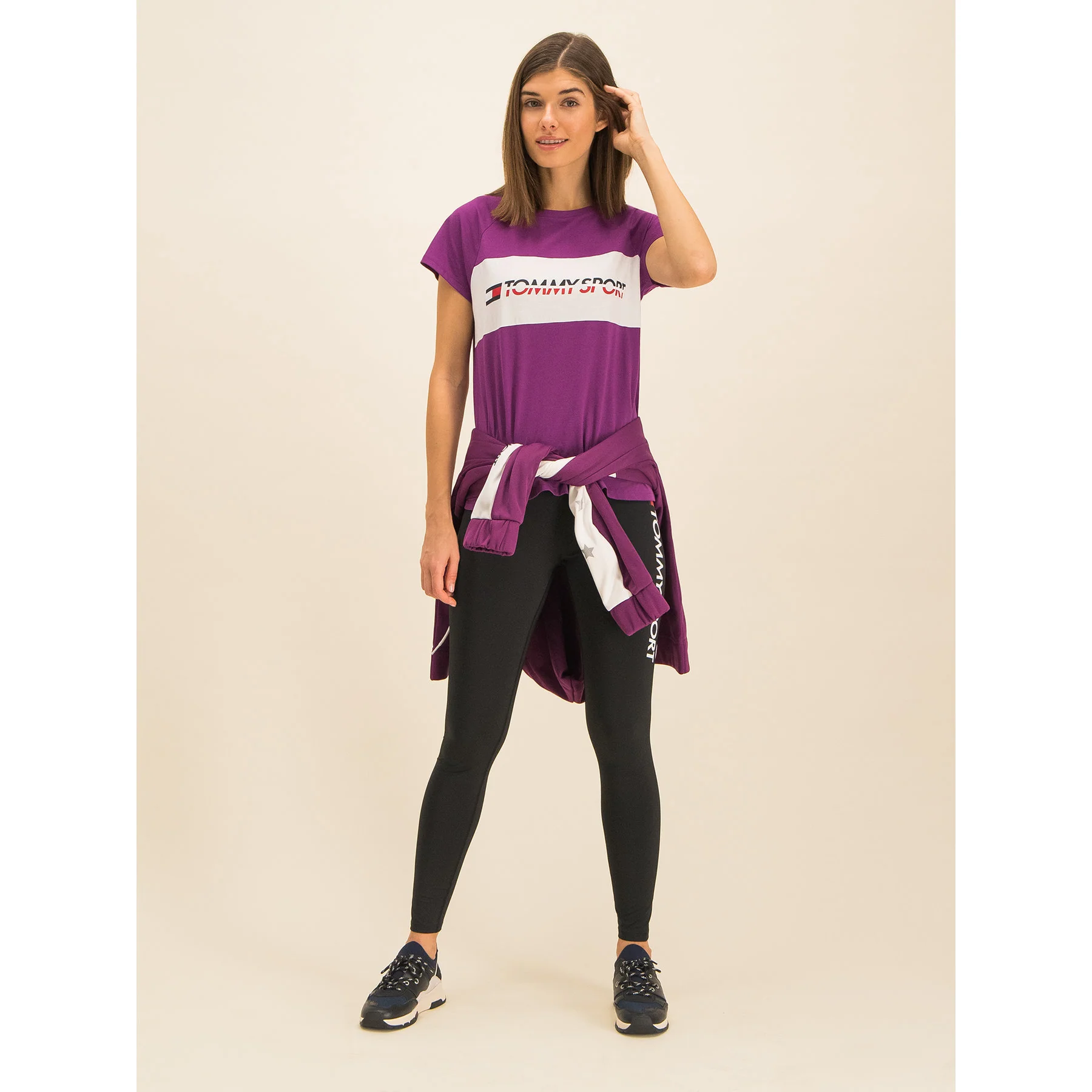 Tommy hilfiger - Women's Blocked T - Shirt Logo Regular Fit - Image 8