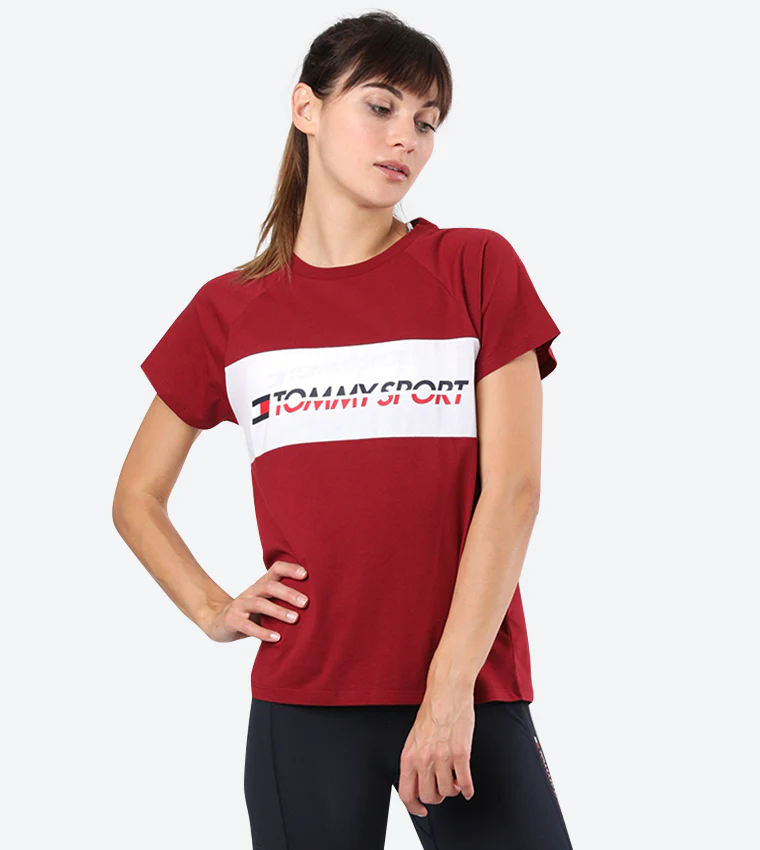Tommy hilfiger - Women's Blocked T - Shirt Logo Regular Fit - Image 9