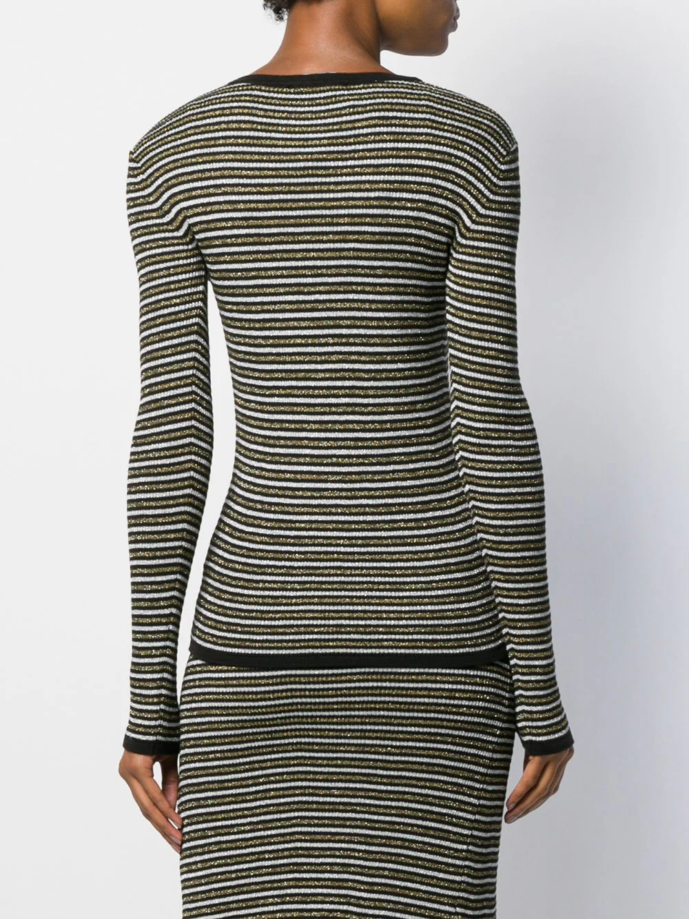 Tommy Hilfiger - Women's Zendaya Glittery Stripe Knitted Sweater - Image 3