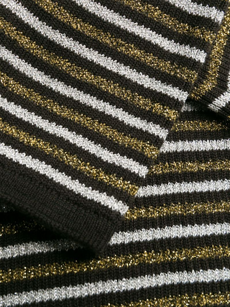 Tommy Hilfiger - Women's Zendaya Glittery Stripe Knitted Sweater - Image 5