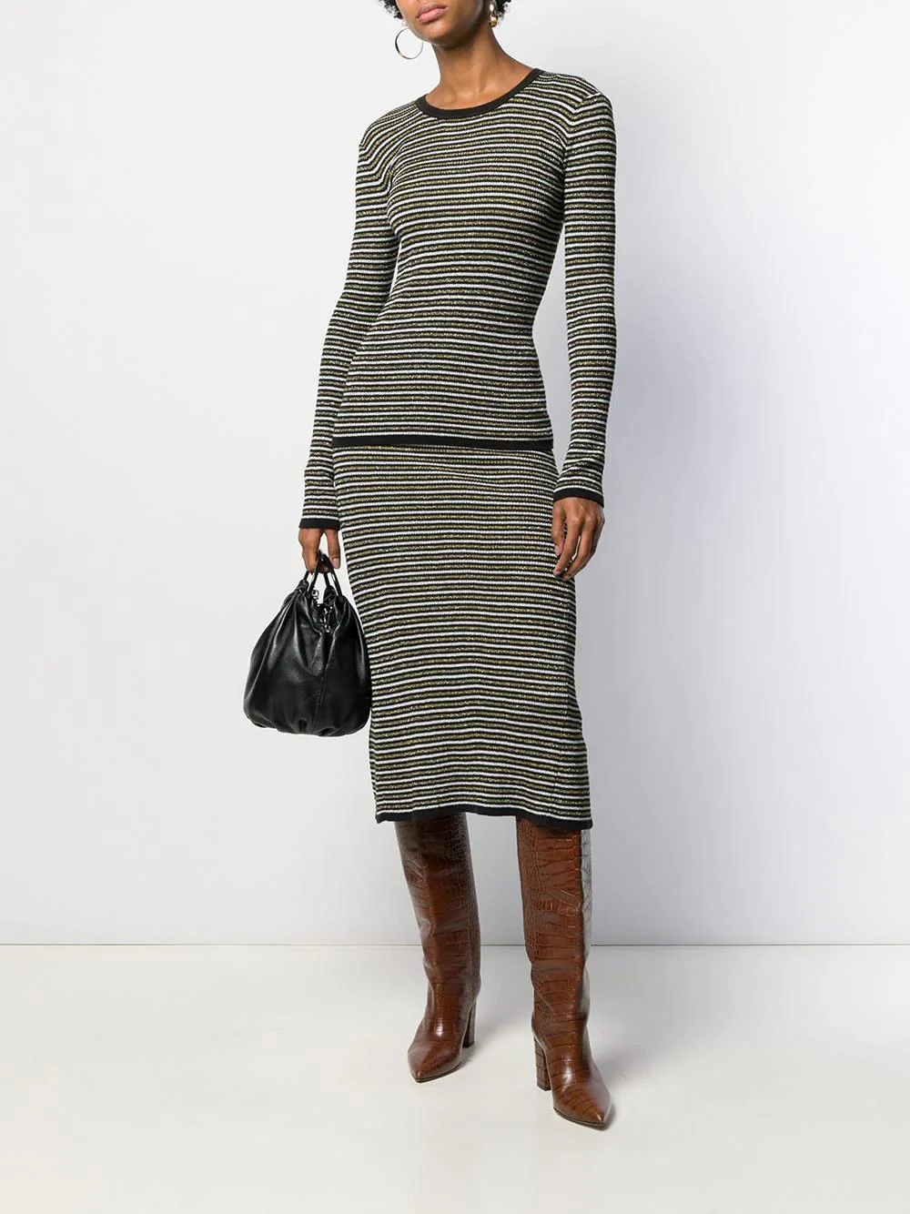Tommy Hilfiger - Women's Zendaya Metallic Rib Skirt - Image 2