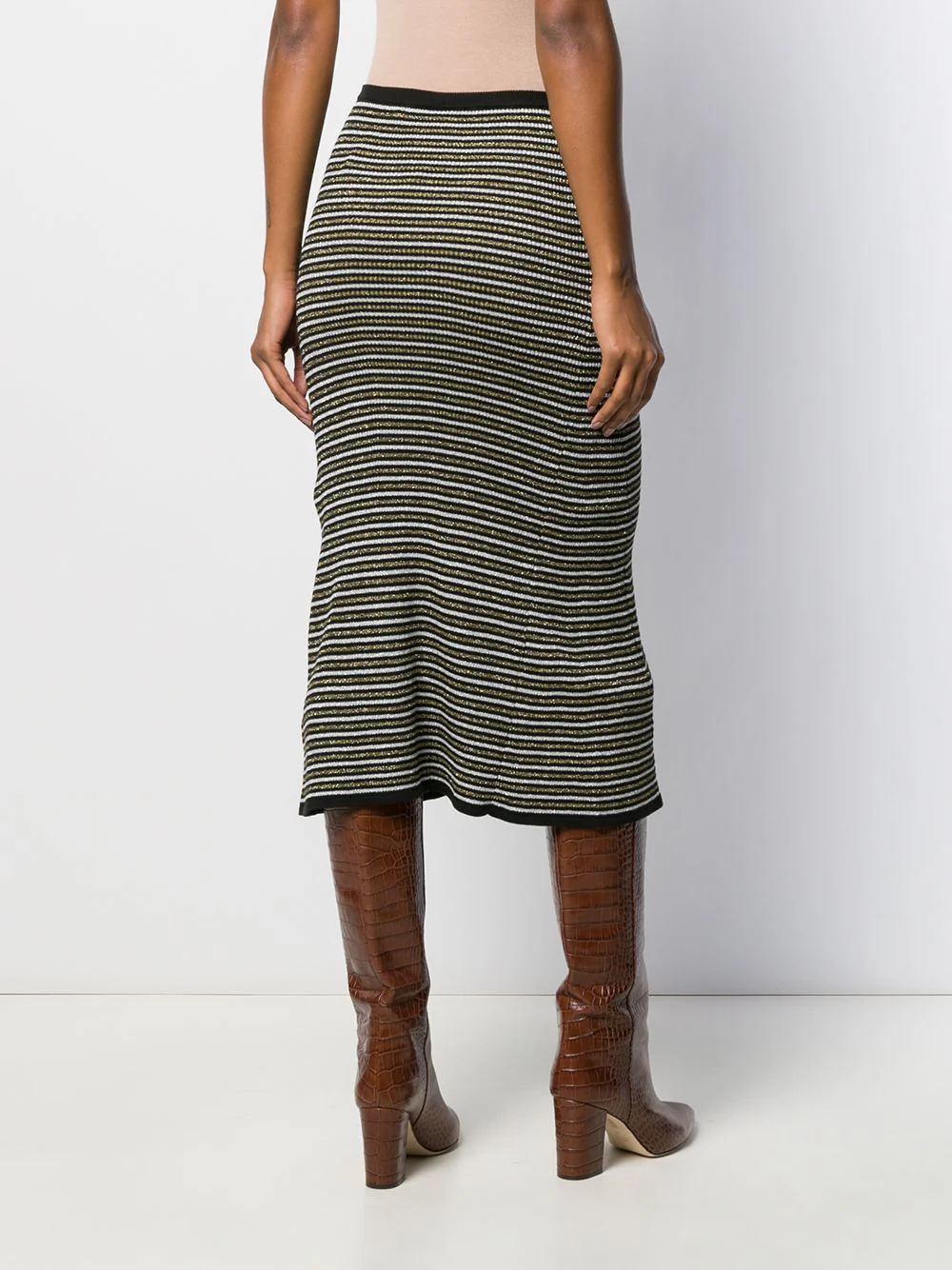 Tommy Hilfiger - Women's Zendaya Metallic Rib Skirt - Image 3