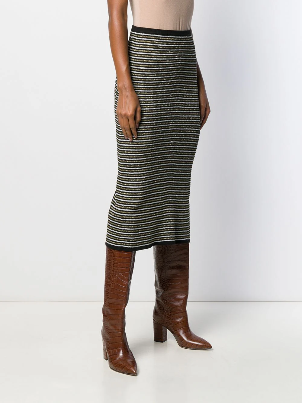 Tommy Hilfiger - Women's Zendaya Metallic Rib Skirt - Image 4