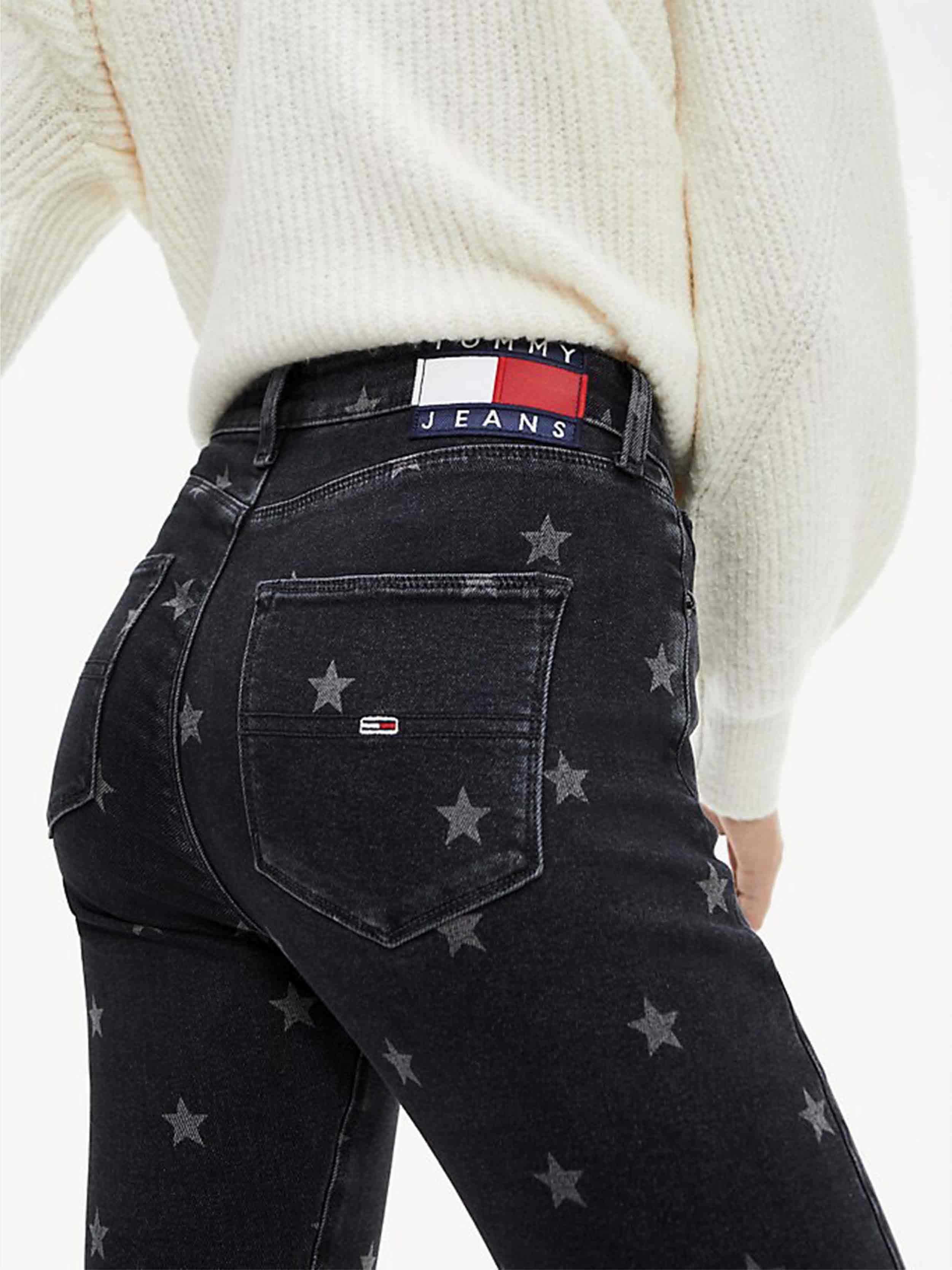 Tommy Hilfiger Jeans -Women's Skinny Jeans With Star Pattern Model - Image 4