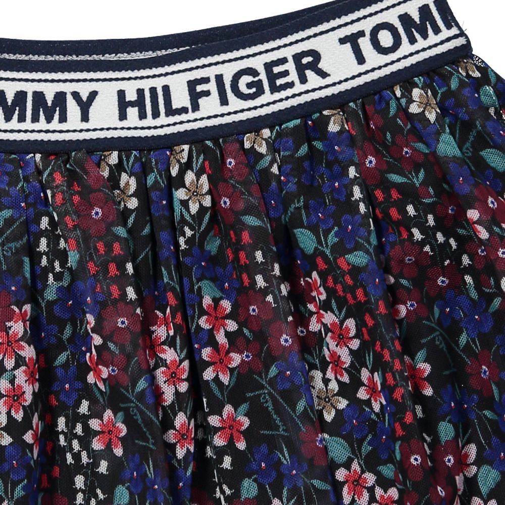 Tommy Hilfiger  - Girls -  Floral All Over Printed Skirt - Image 2
