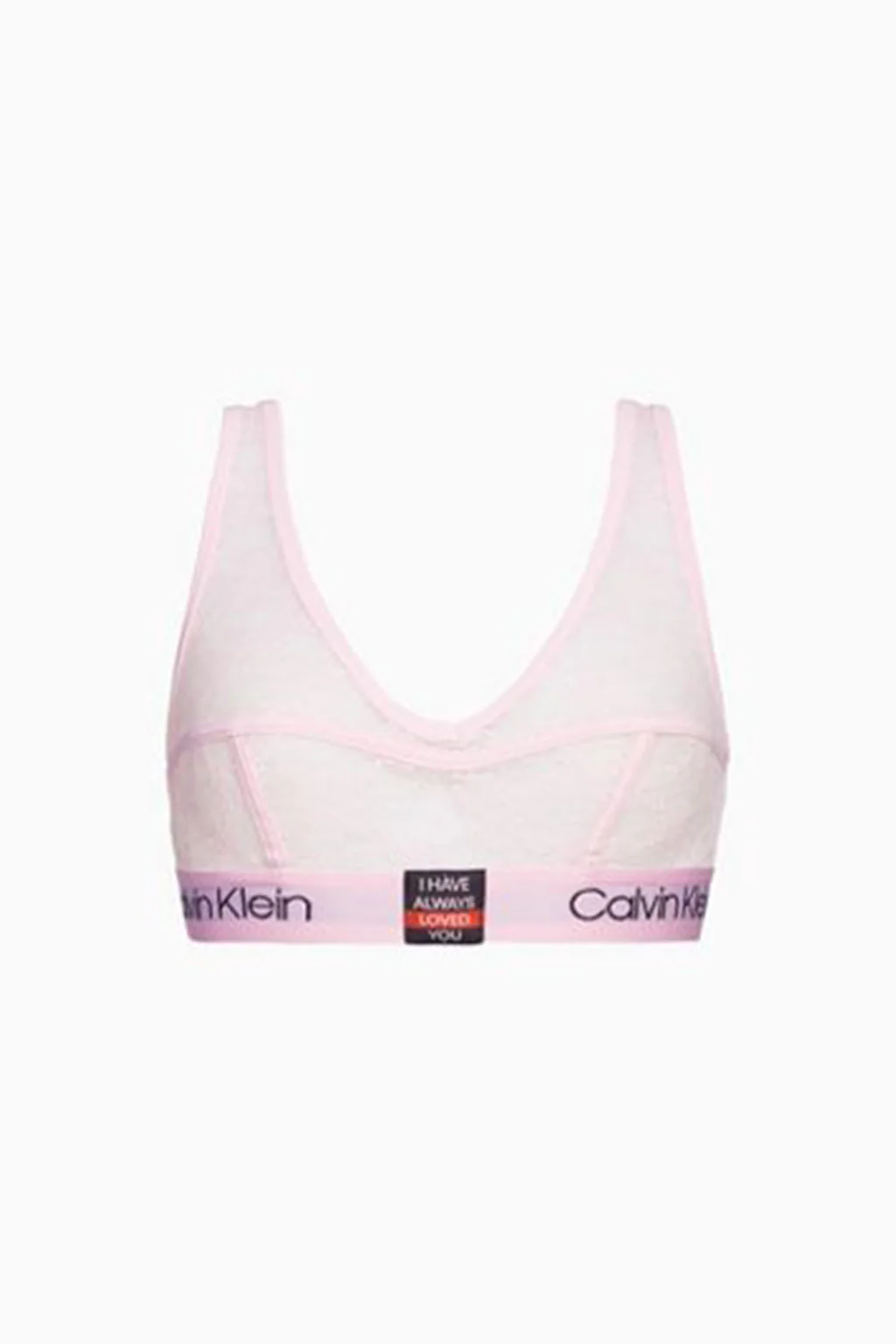 Calvin Klein - Women's Logo Band Lace Training Bralette - Image 2