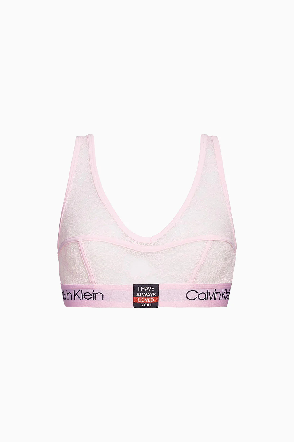 Calvin Klein - Women's Logo Band Lace Training Bralette - Image 5