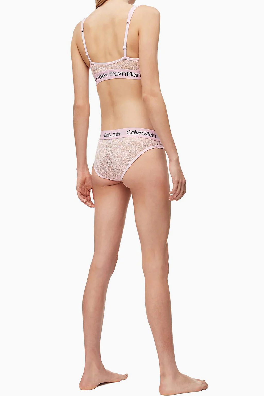 Calvin Klein - Women's Logo Band Lace Training Bralette - Image 6