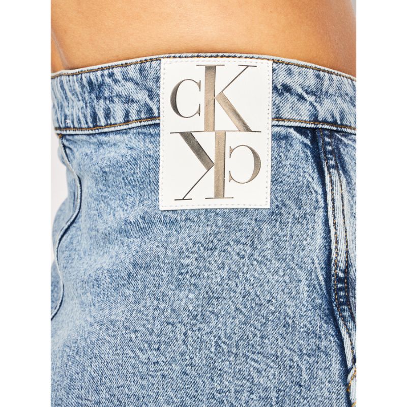 Calvin Klein Jeans - denim skirt button down utility skirt - women - Image 10