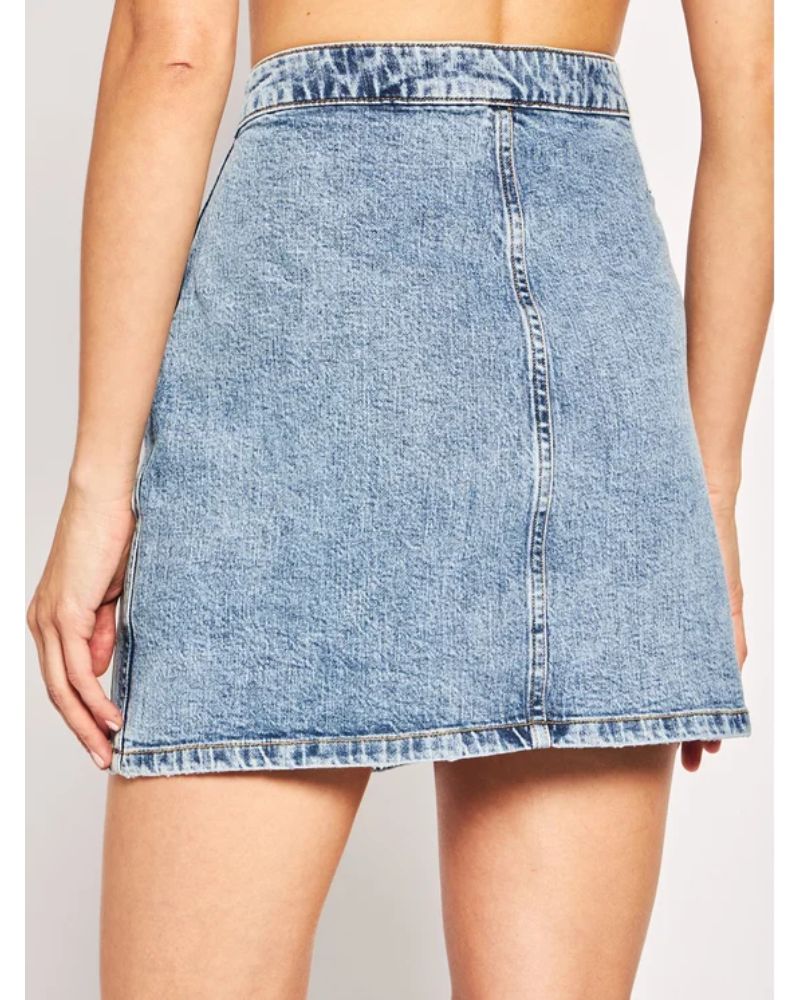 Calvin Klein Jeans - denim skirt button down utility skirt - women - Image 16