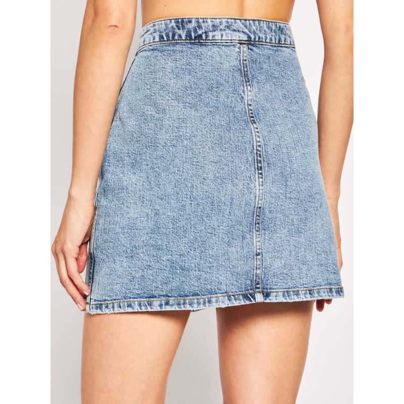Calvin Klein Jeans - denim skirt button down utility skirt - women - Image 7