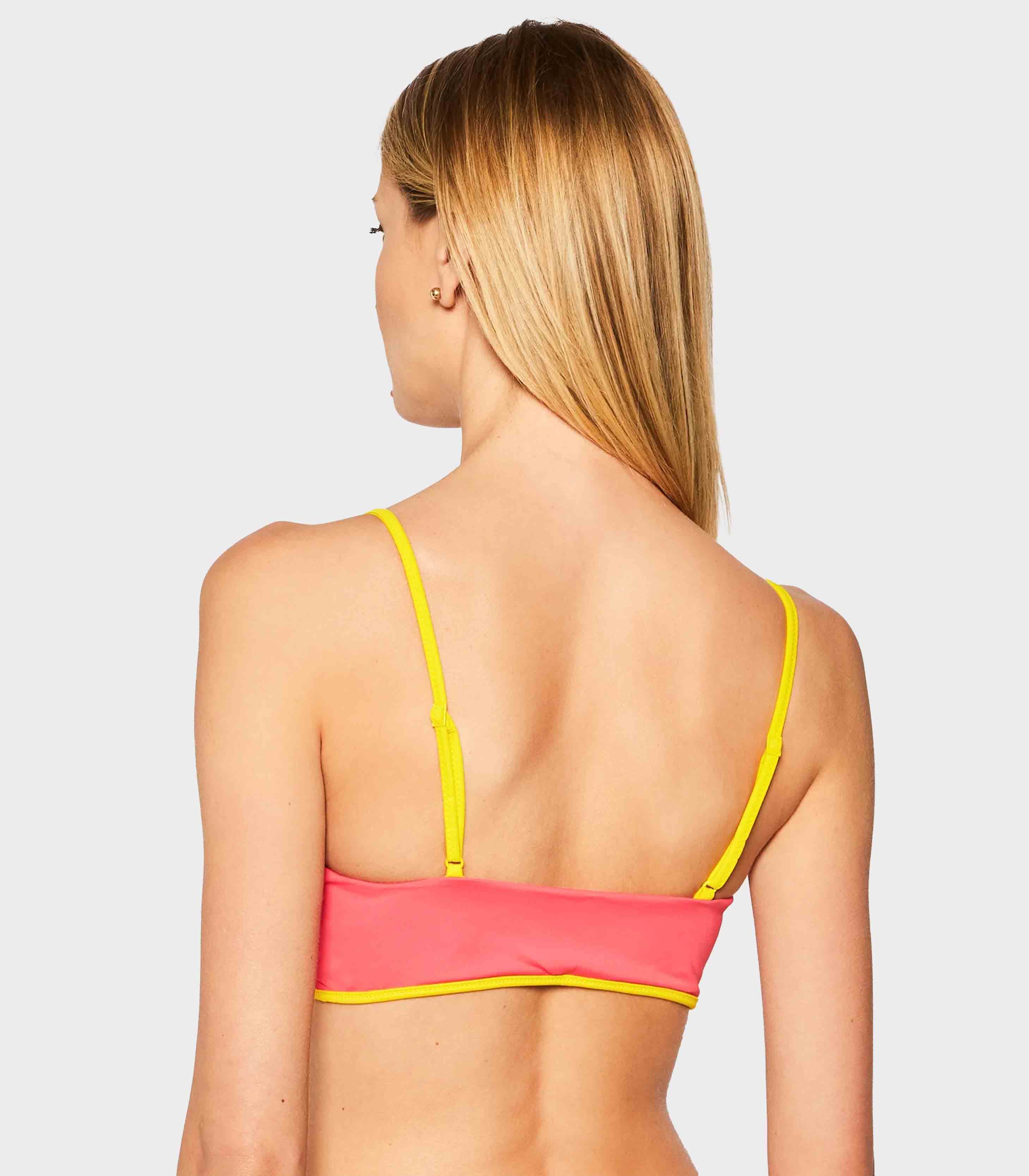 Tommy Hilfiger - Women's Contrast Detail Logo Bikini Top - Image 3