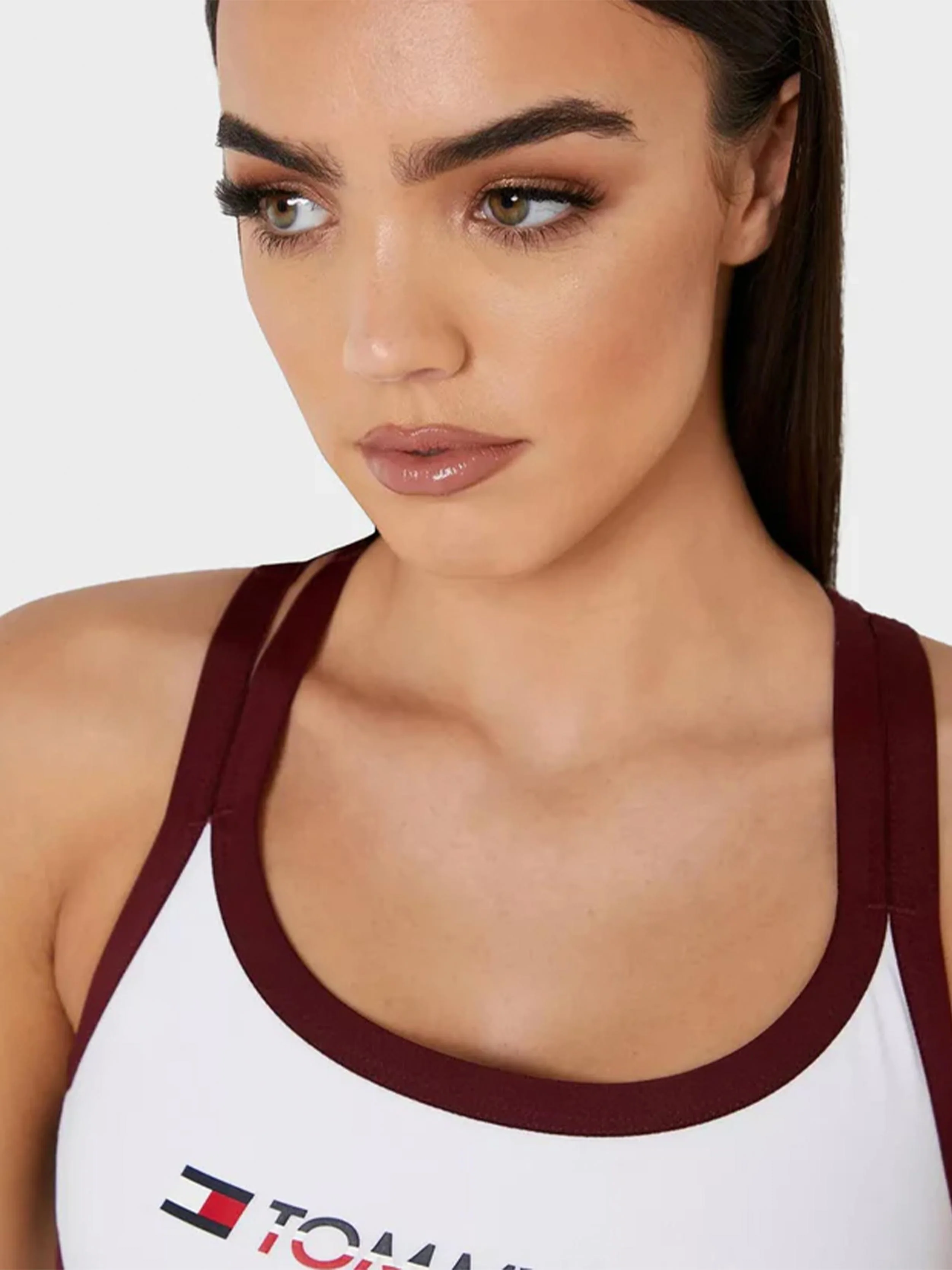 Tommy Hilfiger - Women'sLogo Low Support Bra - Image 4