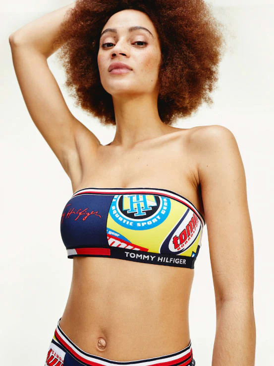 Tommy Hilfiger - Women's Bandeau Fixed Bikini Top - Image 4