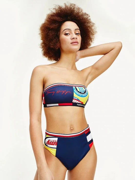 Tommy Hilfiger - Women's Bandeau Fixed Bikini Top - Image 8