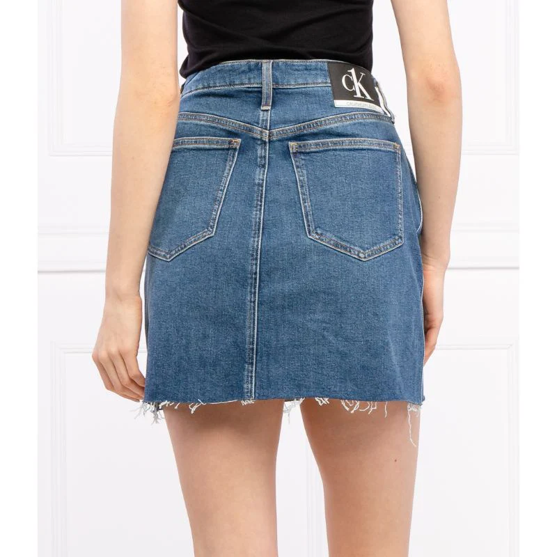 Calvin Klein Jeans - high rise mini skirt - women - Image 6