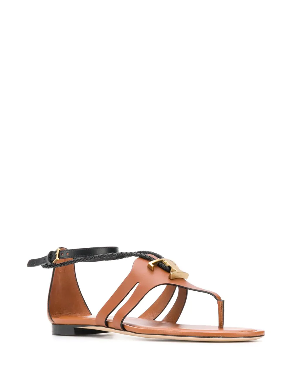 Tod's - Logo Plaque Thong Sandals - Image 5