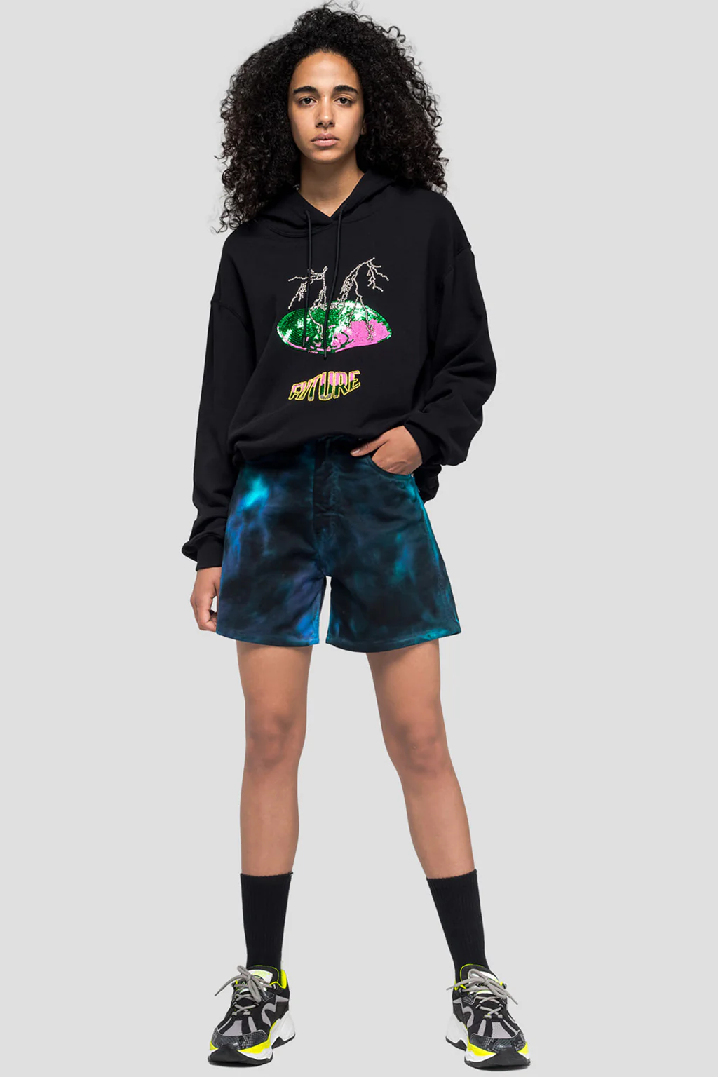 Msgm - Washed Denim Shorts - Image 2