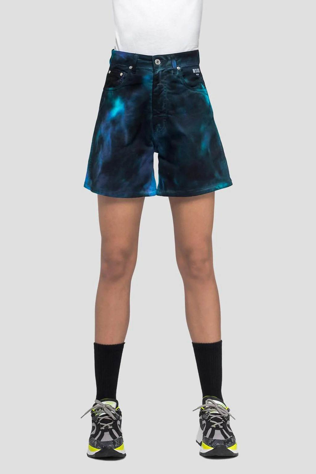 Msgm - Washed Denim Shorts - Image 3